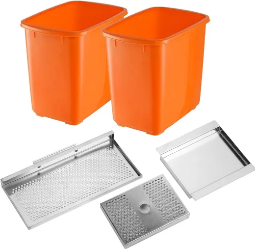 Miniatura 9 de Exprimidor comercial, máquina de jugo de naranja con caja de filtro extraíble, exprimidor de naranja comercial de 22 a 30 naranjas por minuto
