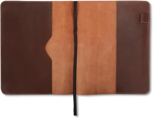 Miniatura 8 de Funda de cuero de grano completo resistente (8.5 x 11 pulgadas), Cahier XXL recargable, Cuaderno espiral recargable (8.5 x 11 pulgadas), Funda