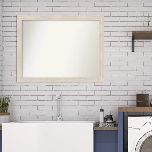 Miniatura 299 de Amanti Art Espejo personalizado, espejo estrecho de baño de oro blanco, espejo de pared o espejo de tocador de baño sobre el fregadero