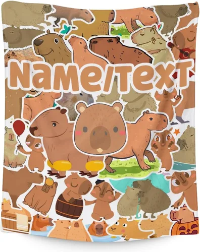 Miniatura 14 de Mantas temáticas de animales para niños, tamaño regazo de 30 x 40 pulgadas, manta de felpa suave y peluda para regalo, mantas negras para cama, sofá