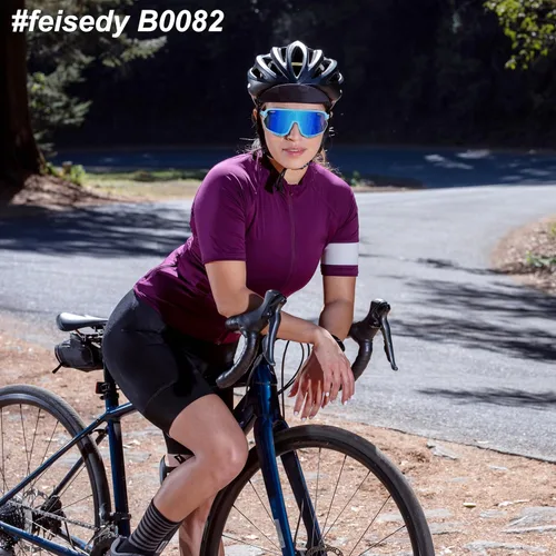 Miniatura 2 de FEISEDY Gafas de sol deportivas para hombres y mujeres, gafas de ciclismo con protección UV, para béisbol, esquí, correr, golf, B0082