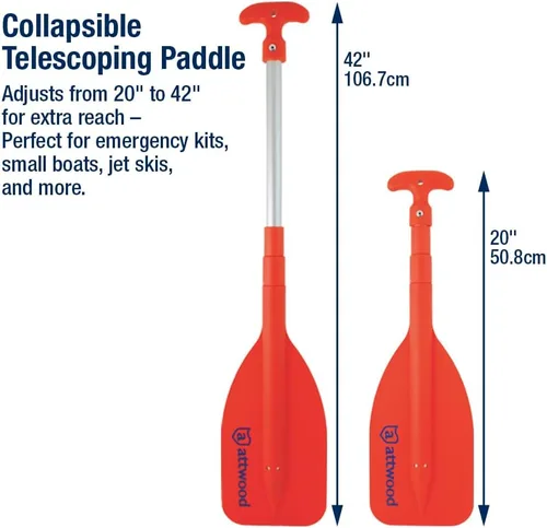 Miniatura 4 de Attwood Remo telescópico de emergencia para navegación, naranja