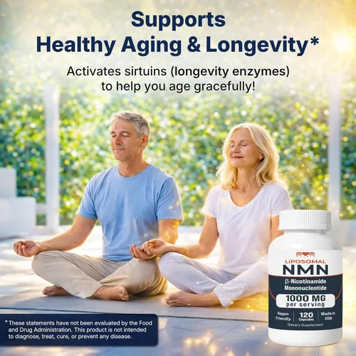 Miniatura 3 de NMN Supplement 1000 mg Mononucleótido de nicotinamida pura – Precursor de NAD para energía, renovación celular y soporte de longevidad – Soporte
