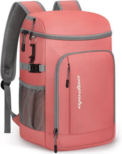 Miniatura 20 de Capolo Mochila térmica térmica impermeable para mujeres y hombres, 36/45 latas, lonchera a prueba de fugas, bolsa térmica suave para acampar y playa