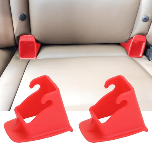 Miniatura 8 de ISOFIX - Guía de cierre de cinturón de interfaz, 2 piezas de hebilla de interfaz ISOFIX para asiento de automóvil, ranura guía fija, conector