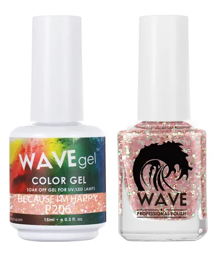 Miniatura 115 de WAVEGEL - Juego dúo de gel y esmalte de uñas a juego - Colección Simplicity - #P109 Blizzard I 0.5 onzas