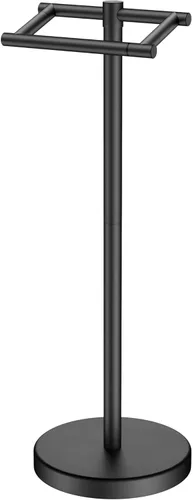 Miniatura 11 de FORIOUS Soporte de Papel Higiénico para Montaje en Pared, Soporte de Rollo de Tejido Giratorio de Doble Poste de Acero Inoxidable Resistente al
