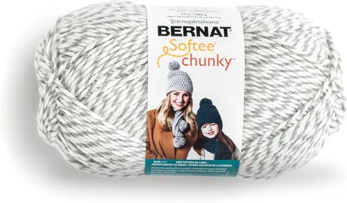 Miniatura 23 de Ovillo sólido Bernat Softee Chunky, Acrílico, Rojo Berry, Paquete de 1