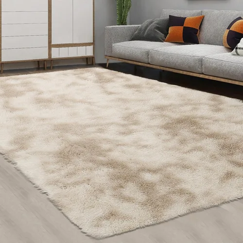 Miniatura 26 de CAROMIO Alfombra Corredor Esponjosa para Dormitorio Sala de Estar 2x6 Pies, Alfombras de Área Shag Alfombra de Felpa Suave Gruesa Larga de Piel Tie