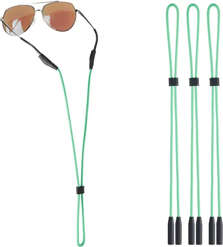 Miniatura 11 de Soporte de correa para lentes para lentes de brazos delgados – Correas de soporte para gafas alrededor del cuello – Correas de gafas de sol