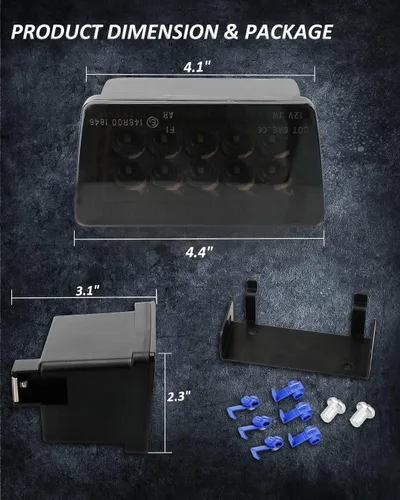 Miniatura 6 de Bestview 5 en 1 Kit de ensamblaje de luces antiniebla LED traseras Compatibles para Subaru WRX STI Impreza XV Crosstrek 2011-2021, función como