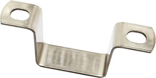 Miniatura 5 de Abrazaderas de tubo cuadrado de acero inoxidable 304 de 0.984 in de 0.984 in para sistemas de plomería de conductos de tubería de agua/puerta