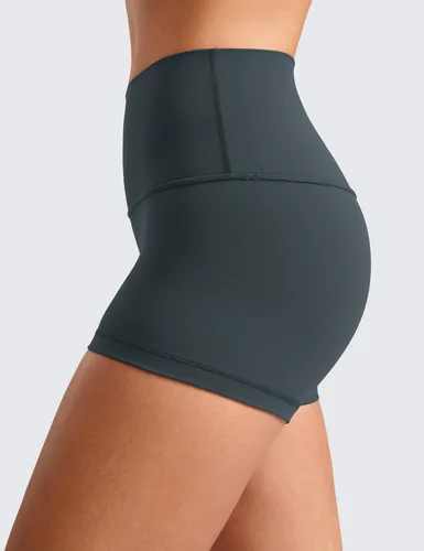 Miniatura 30 de CRZ YOGA Butterluxe - Pantalones cortos de ciclismo de cintura alta para mujer, 2.5 pulgadas, yoga, entrenamiento, elastano, correr, voleibol