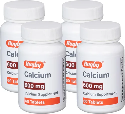Miniatura 7 de Rugby - Tabletas de calcio de 600 mg - Suplemento de calcio - 60 unidades (1 paquete)