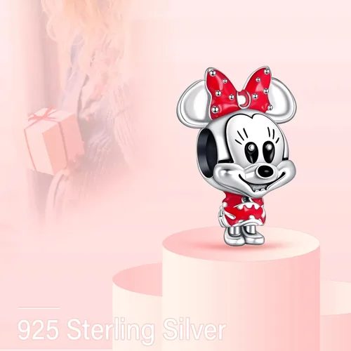 Miniatura 2 de Dijes de plata de ley 925 con diseño de oso dorado para mujer, pulseras y collares, regalos para familiares y amigos, 3 piezas/paquete