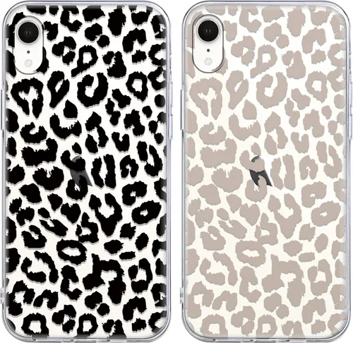 Miniatura 31 de Paquete de 2 Fundas de Teléfono Bonitas con Estampado de Guepardo para Apple iPhone 13 Pro Max de 6.7 Pulgadas, Fundas de Diseño