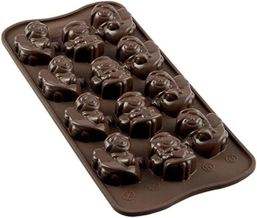Miniatura 2 de Silikomart Molde de silicona para chocolate, color marrón
