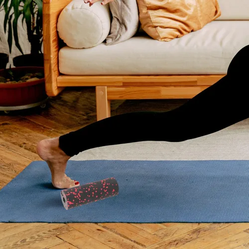 Miniatura 6 de POPETPOP Mini columna Rodillos de espuma Rodillos de círculo Rodillo de músculo doméstico Fitness Relax Roller Balance Foam