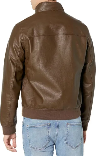Miniatura 2 de Tommy Hilfiger Men's Faux Leather Bomber Jacket