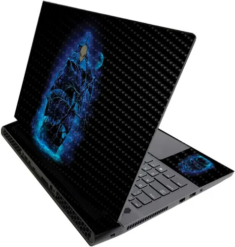 Miniatura 430 de MightySkins - Skin brillante con purpurina para Alienware M17 R3 (2020) y M17 R4 (2021) - Diversión de los años 90 Acabado duradero con purpurina