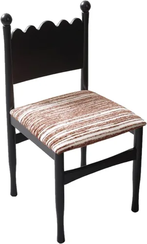 Miniatura 12 de Silla de comedor de madera maciza, sillas de cocina tapizadas, sillas de comedor de 4, silla de acento negra para cocina, comedor, sala de estar