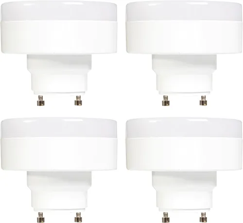 | Bombillas LED de 2 clavijas con base GU24 de 11 W, 60 W, certificación UL, 120 V, mini bloqueo giratorio, 4200 K, luz blanca diurna, regulable –