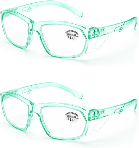 Miniatura 48 de ProtectX Elegantes gafas de seguridad antivaho y resistentes a los arañazos, gafas de protección UV, lentes de bloqueo de luz azul para hombres