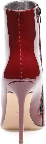 Miniatura 4 de Castamere Botines de tacón alto para mujer, puntera puntiaguda, con hebilla de aguja, tacón de aguja de 3.9 in