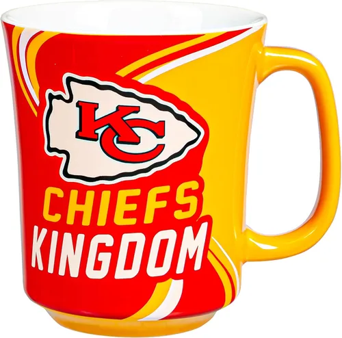 Miniatura 3 de Team Sports America Kansas City Chiefs, cerámica de 14 onzas con caja a juego