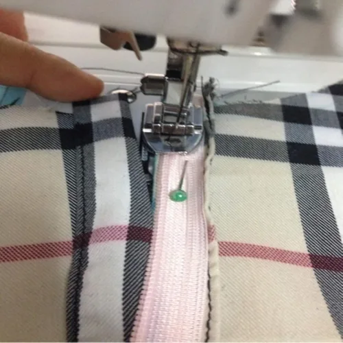 Miniatura 4 de Pie oculto con cremallera invisible que se adapta a todas las máquinas de coser domésticas Singer Brother Babylock Euro-Pro Janome Kenmore White