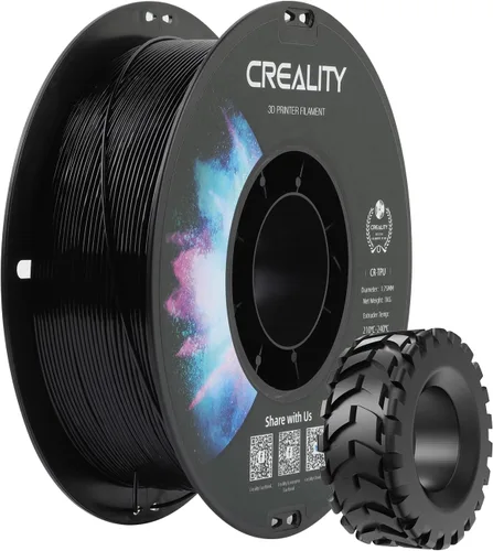 Miniatura 15 de Creality Filamento ABS de 1.75mm, color negro, 2 kg, paquete de filamento para impresora 3D, excelente resistencia, inodoro, no tóxico, estabilidad