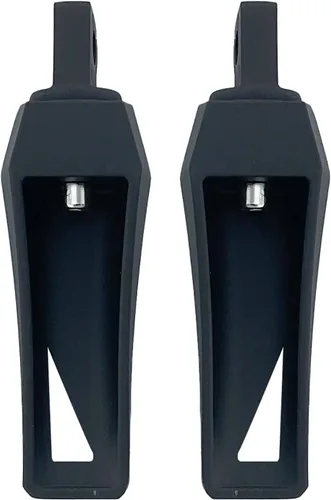 Miniatura 6 de FATECIM Estriberas Phantom para motocicleta con adaptadores de montaje macho ajustables y goma antideslizante universal para Harley Davidson Dyna