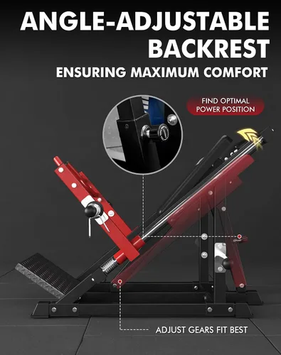 Miniatura 9 de Máquina de remo lineal Mikolo, máquina de entrenamiento de espalda para gimnasio en casa, máquina de espalda con carga de placas y rodamiento