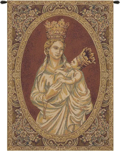 Miniatura 15 de Madonna Di Medjugorie - Tapiz italiano para colgar en pared, 6 pulgadas x 9 pulgadas, algodón/viscosa/poliéster por Raoul Vitale