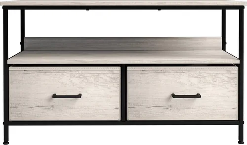 Miniatura 7 de Sorbus Mueble para TV con 2 cajones, baúl elevador de televisión con almacenamiento, muebles de dormitorio, sala de estar, armario y dormitorio Gris