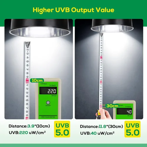 Miniatura 4 de Bombilla UVB para reptiles, 5.0 13 W UVB para reptiles, Hygger zoo UVA UVB para reptiles, bombilla UVB para reptiles reptiles, luz UVB para cangrejo