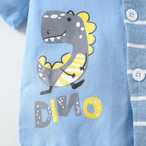 Miniatura 9 de KIMI BEAR Toddler Boys Clothes Baby Boy Outfit Summer Shirt Little Boy Shorts Set Cotton Clothes for Boys