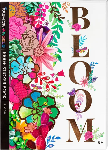 Miniatura 2 de Fashion Angels Más de 1,000 cuadernos de calcomanías Bloom, incluye divertidas y coloridas calcomanías de flores para manualidades, ideal