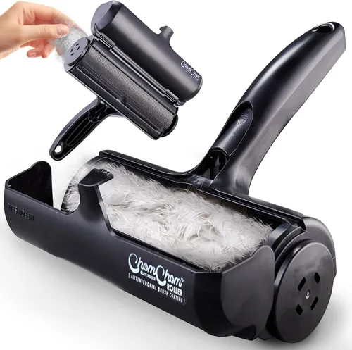 ChomChom Roller Removedor de pelo de mascotas – Rodillo de pelusa reutilizable de tamaño original para gatos y perros en muebles, sofá, alfombra,