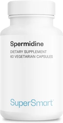 Supersmart - Espermidina 3 mg por día - Suplemento de extracto de almidón de arroz | Sin OMG y sin gluten - 60 cápsulas vegetarianas