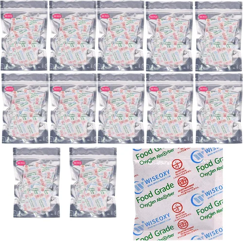 Miniatura 13 de Wisesorb Absorbentes de oxígeno para almacenamiento de alimentos de 300 CC 100 paquetes, absorbentes de oxígeno de grado alimenticio, absorbentes