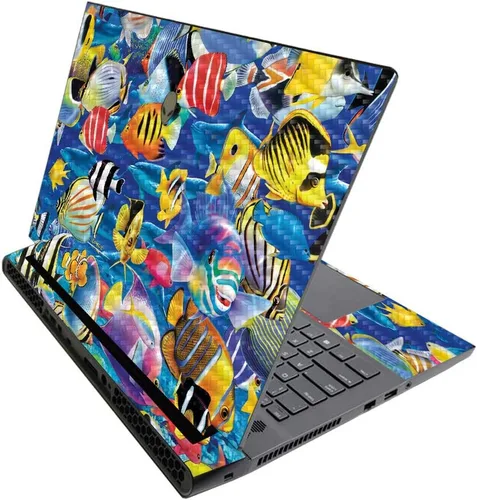 Miniatura 570 de MightySkins - Skin brillante con purpurina para Alienware M17 R3 (2020) y M17 R4 (2021) - Diversión de los años 90 Acabado duradero con purpurina