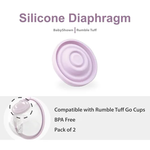 Miniatura 2 de BabyShown Rumble Tuff - Diafragma de silicona compatible con Rumble Tuff Go Cups Manos Libres Colección Copas, 2