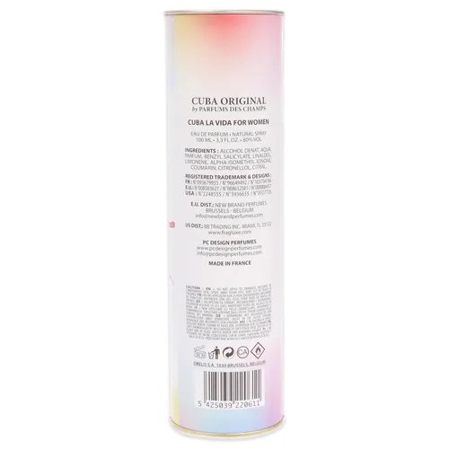 Miniatura 4 de Cuba La Vida Eau De Parfum Spray Fragancia para mujer, 3/3 onzas (I0080103)
