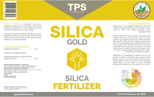 Miniatura 2 de TPS Nutrientes y suplemento para fortalecer las plantas con silicio biodisponible de TPS Nutrients, 1 galón (128 oz)