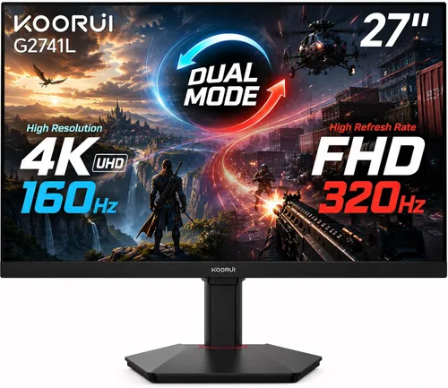 Miniatura 14 de KOORUI Monitor de juegos curvo ultraancho WQHD 3440×1440 de 34 pulgadas, 180Hz 1000R- PIP/PBP, 1ms(MPRT), HDR400, DCI-P3 95%, FreeSync Premium, 1 x