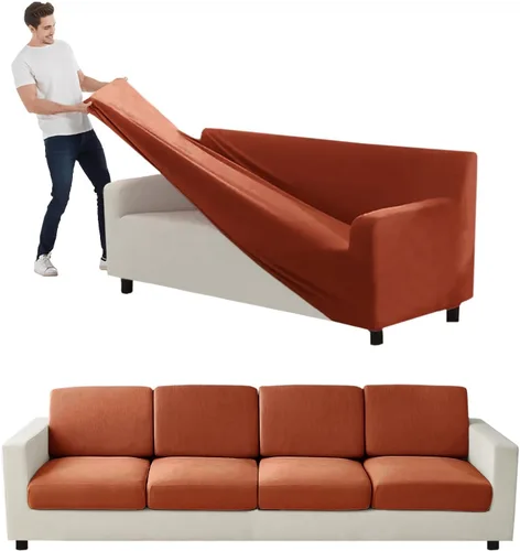 Miniatura 210 de Funda para Sofá de Terciopelo, Fundas Elásticas para Sofá para Funda Principal Separada/Respaldos y Cojines de Asiento, Funda para Sofá, para Fundas