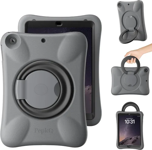 Miniatura 10 de Funda EVA anticaídas 9.7 para iPad, compatible con iPad 5ª/6ª/Air/Air2, con soporte ajustable, proporciona una protección completa de 360 grados