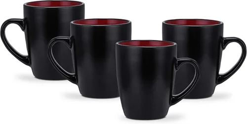 Miniatura 6 de Stone Lain Juego de platos de gres, 4 tazas, Tina - Azul y gris