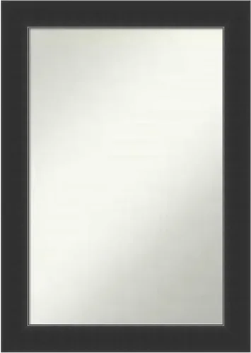 Miniatura 392 de Amanti Art Espejo personalizado, espejo de baño negro Astor, espejo de pared o espejo de tocador de baño sobre el fregadero (25 x 25 pulgadas)